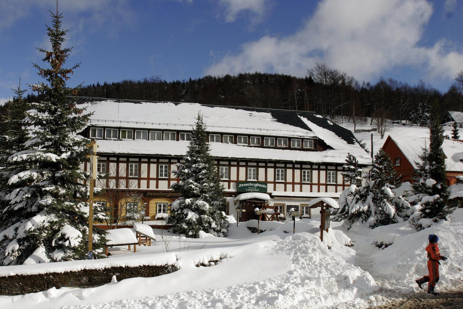 Wanderhotel Sonnebergbaude Waltersdorf  Luaran gambar